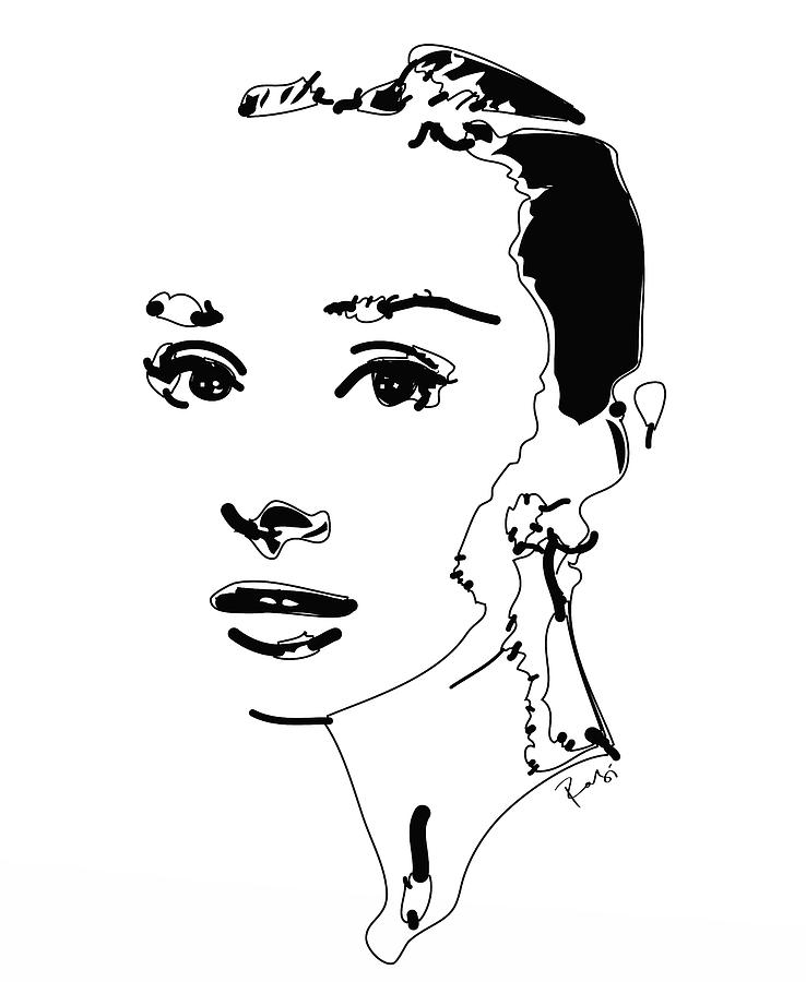 738x900 Audrey Hepburn Digital Art By Rabi Khan