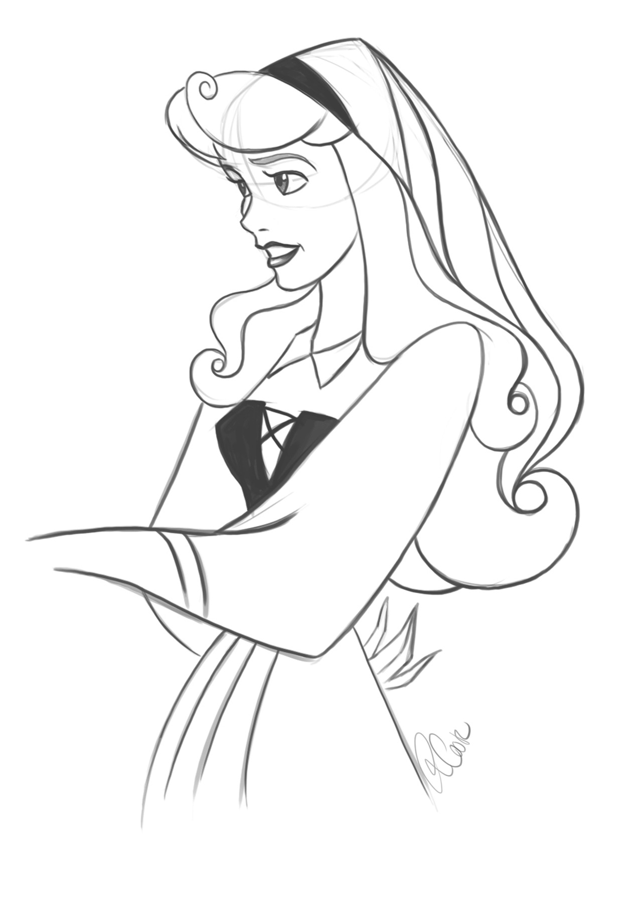 1280x1809 Disney Princes Sketch Cartoon