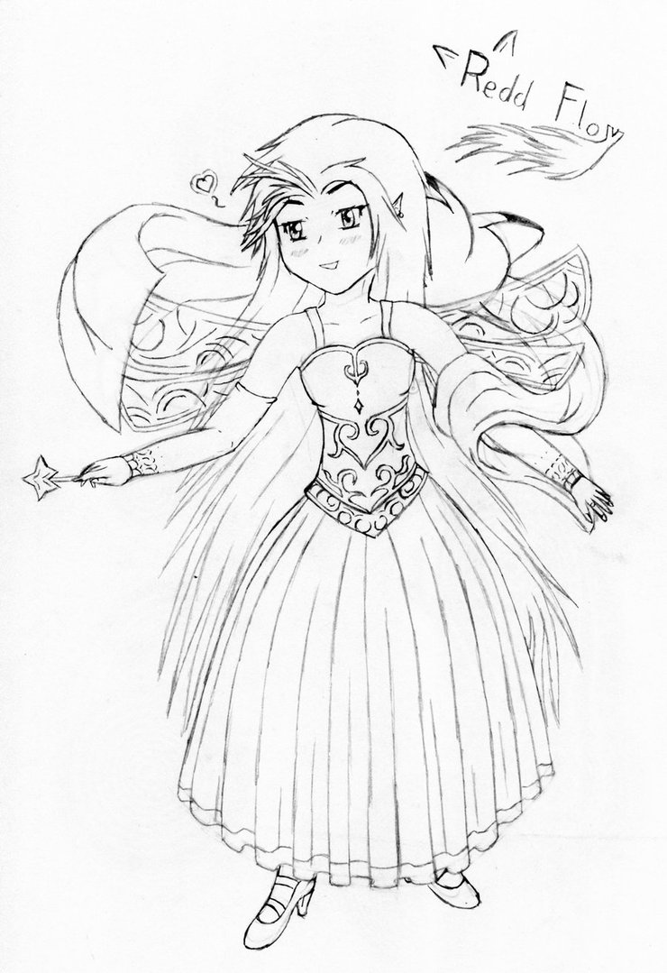 740x1079 Aurora Drawing By Reddfloxy