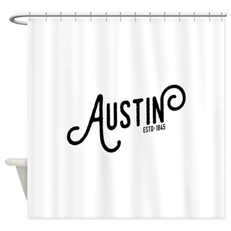460x460 Austin Shower Curtains Cafepress