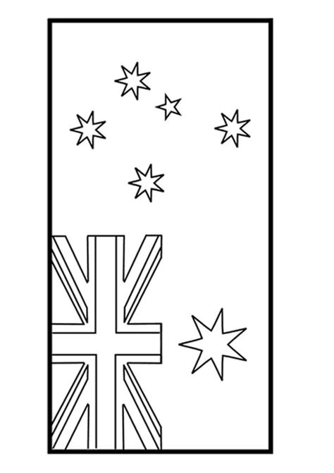 474x671 Australian Flag Coloring Page For Kids