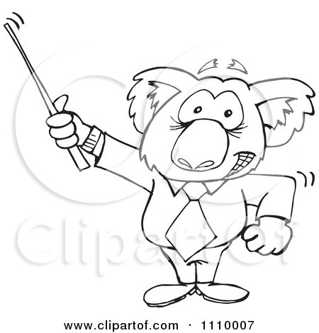 450x470 Clipart Of A Happy Koala Holding Up An Australian Flag
