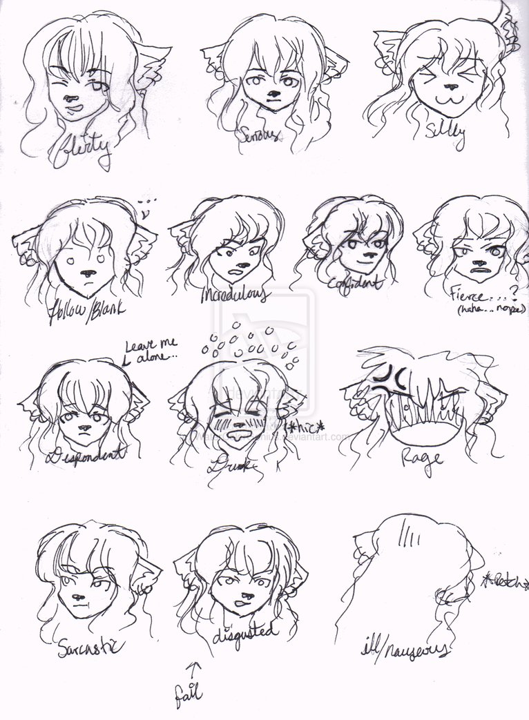 766x1043 Aspies Drawing Facial Expressions Wrong Planet Autism Community