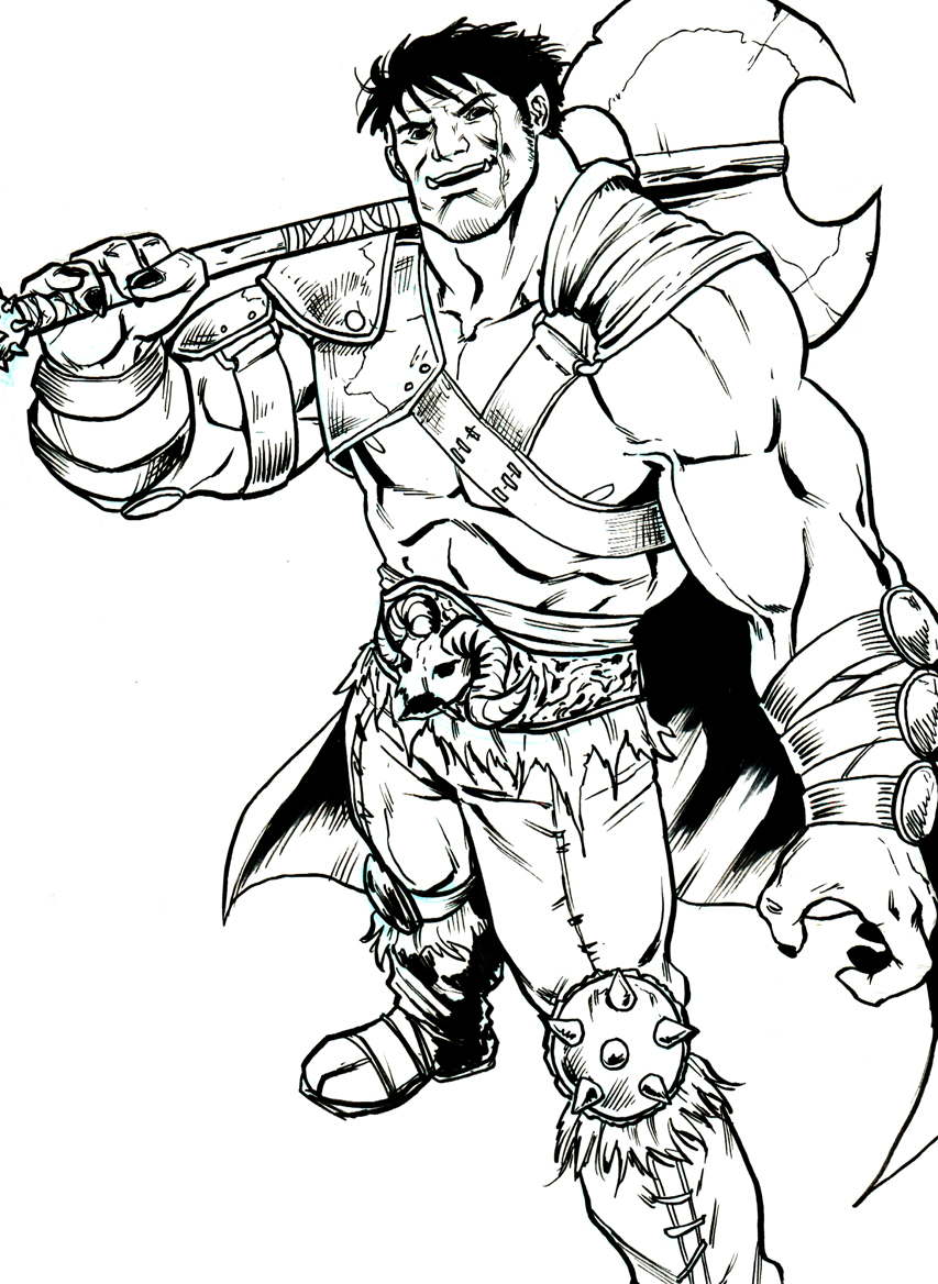 853x1168 Kluh The Autistic Half Orc