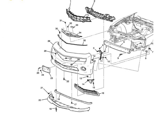 640x479 2010 Camaro Part Reference Guide And Schematic Drawings