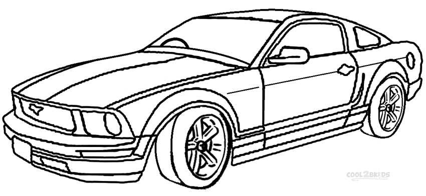 850x392 Printable Mustang Coloring Pages For Kids Cool2bkids