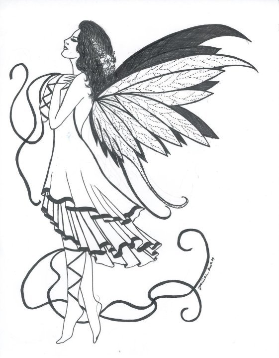 561x719 Autumn Fairy Doodles Autumn Fairy, Doodles