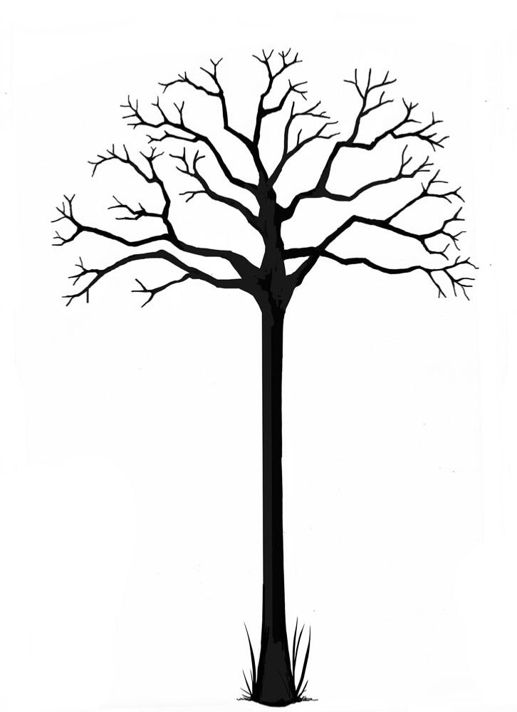 726x1000 Autumn Tree Clear Stamp