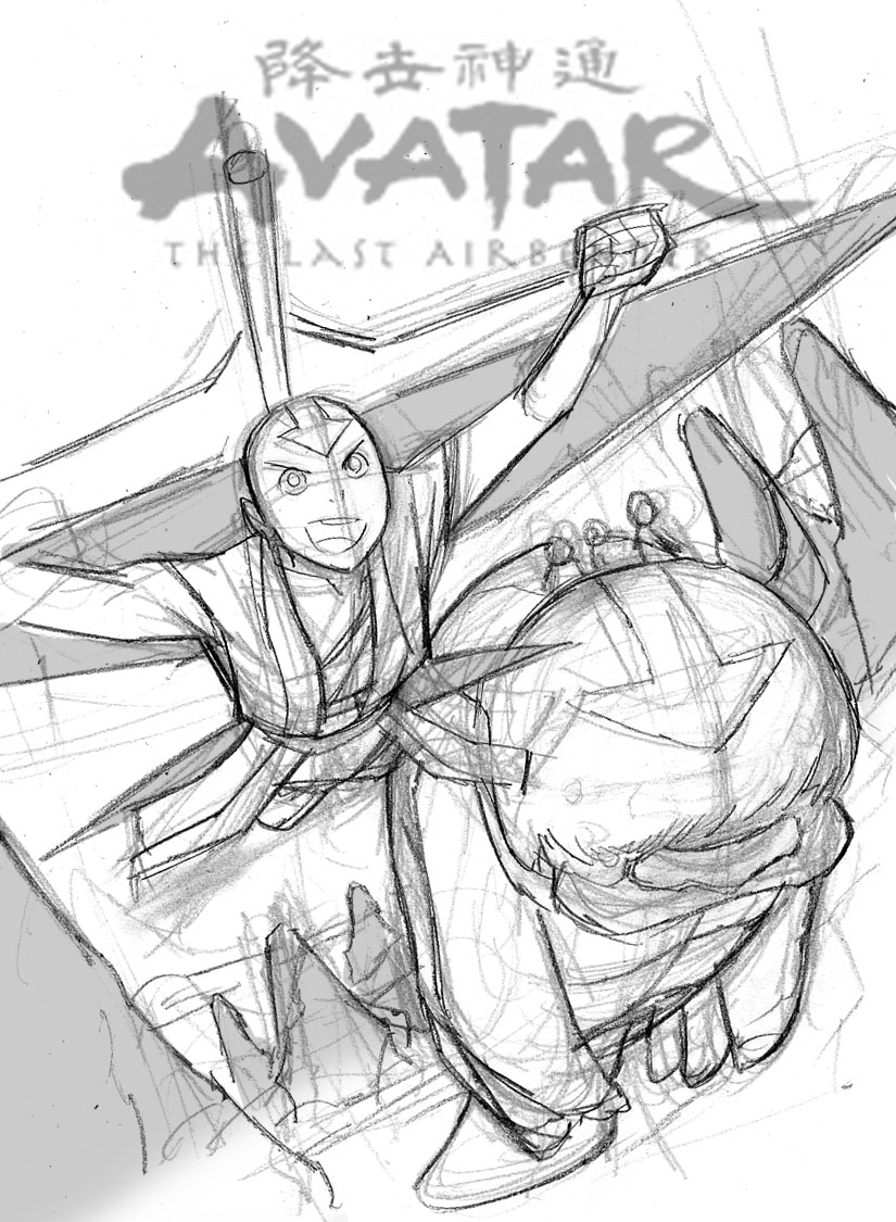 825x1125 Making Of A Cover Avatar The Last Airbender Blog Dark