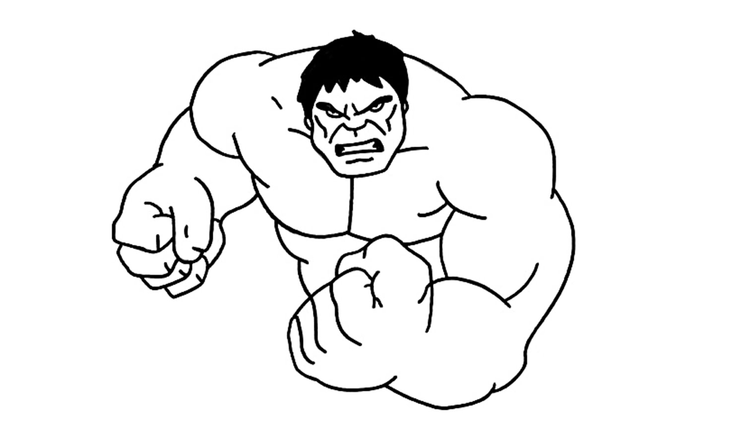 1500x886 How To Draw The Hulk (Incredible, Avengers)
