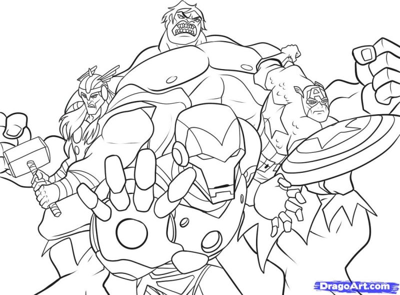 800x589 How To Draw The Avengers Step 7 Kids Crafts Kids