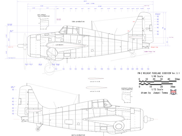 700x525 Hasegawa 172 Fm 2 Wildcat Conversion By Jumpei Temma