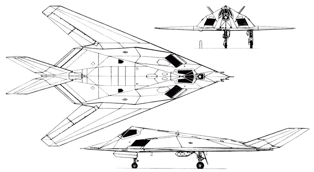 1000x549 Three View Drawing Of Lockheed Have Blue Aircraft Aviation
