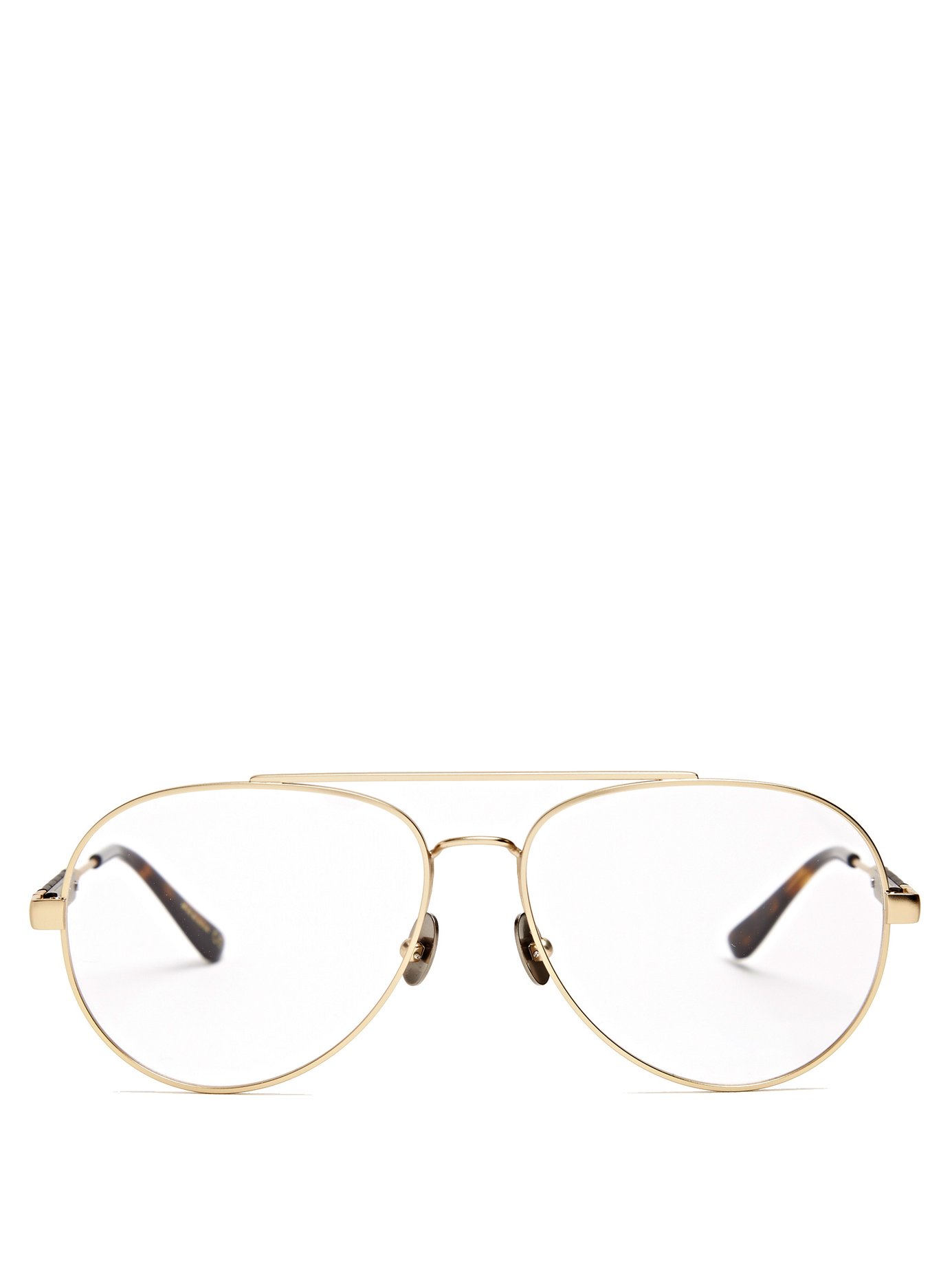 1385x1847 Leather Trimmed Aviator Glasses Bottega Veneta Matchesfashion