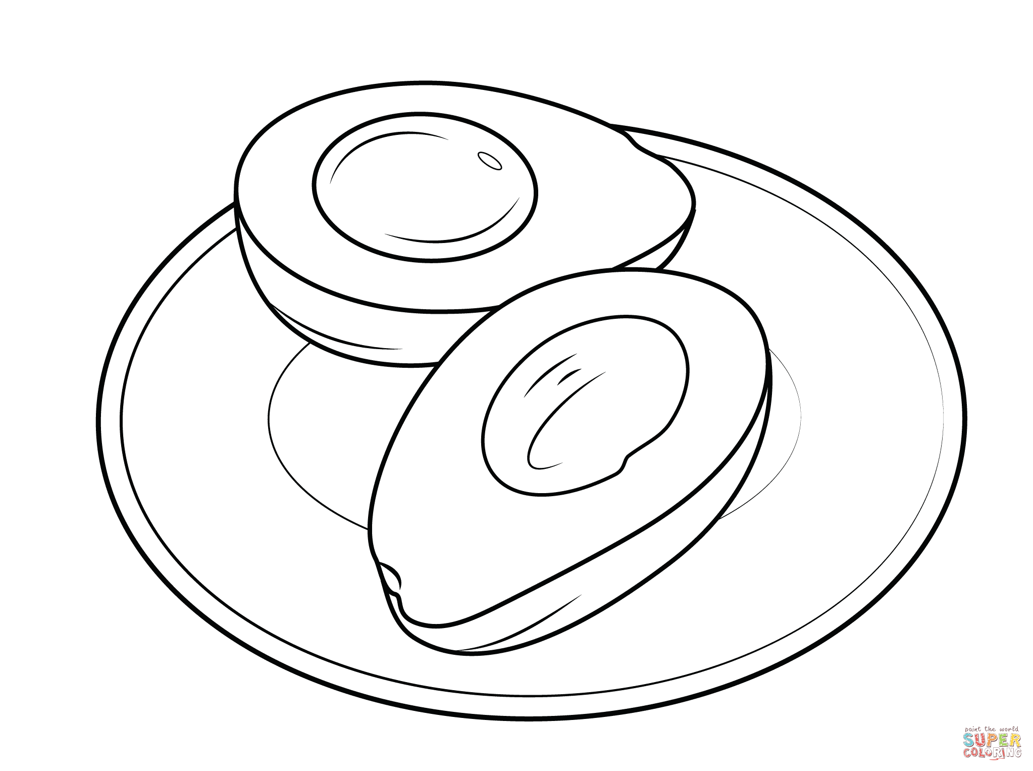 2046x1526 Avocado Coloring Page Free Printable Coloring Pages