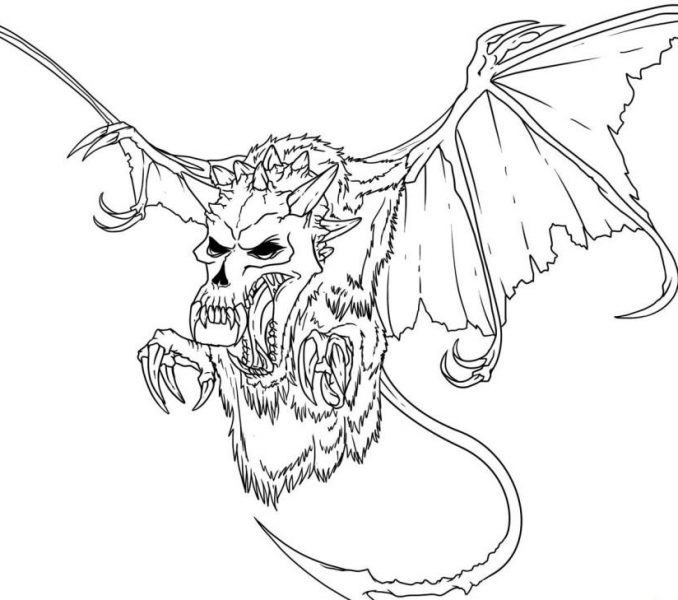 678x600 Cool Dragon Pictures To Color Dragon Coloring Pages Children