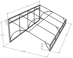 245x195 Georgia Tent Amp Awning Commercial Tents, Awnings, Canopies