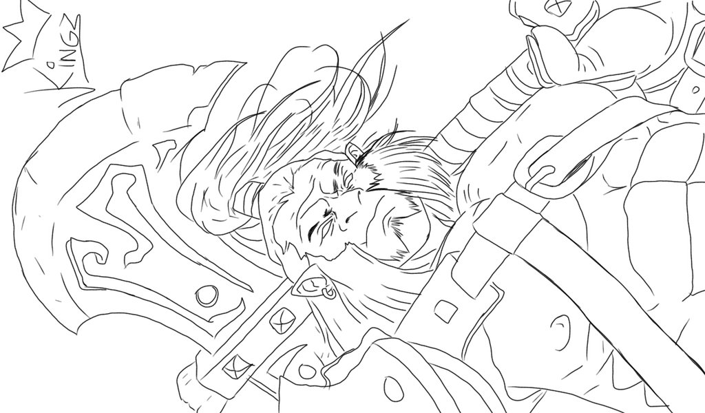 1024x600 Dota2 Axe Drawing By Kingyubz