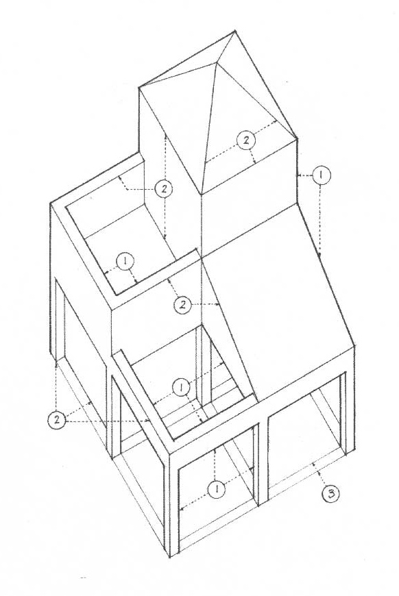 582x870 Ching Axonometric Lineweights.jpg Arch Drawings