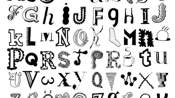 570x320 Different Fonts For Drawing Easy Fonts To Draw By Hand A Z