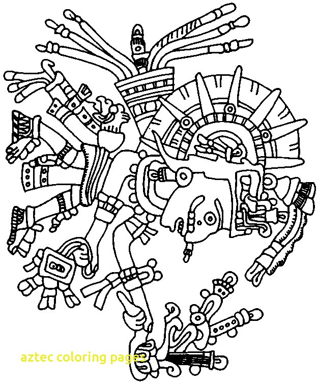 623x759 Aztec Coloring Pages With Aztec Art Coloring Page