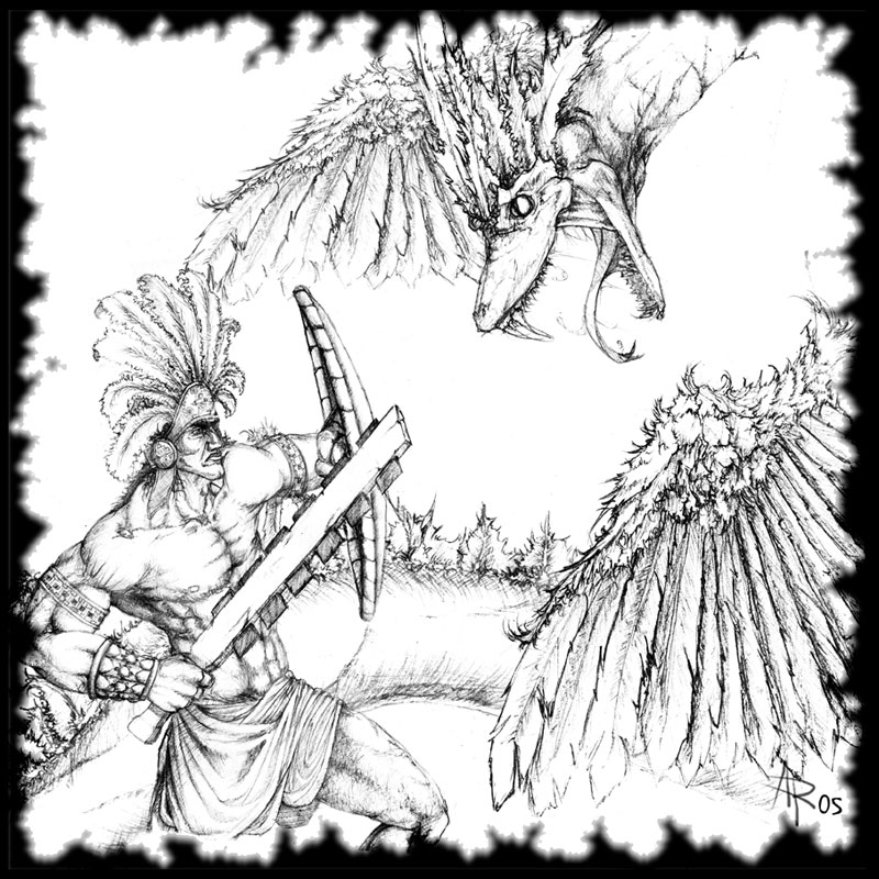 800x800 Aztec Warrior By Shadygambino