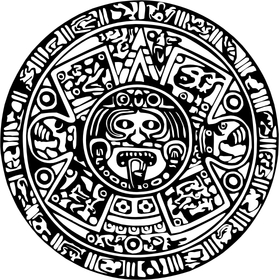 Aztec Calendar Drawing at GetDrawings | Free download