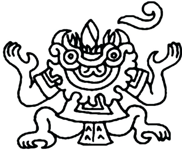 Aztec Dragon Drawing at GetDrawings | Free download