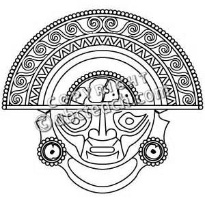 300x300 Aztec Warrior Clipart Drawing