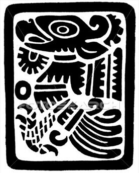 277x344 Mexican Golden Eagle Aztec Style Mi Cultura Mexicana