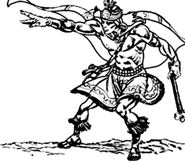 600x525 Aztec Jaguar Warrior Coloring Pages Bulk Color