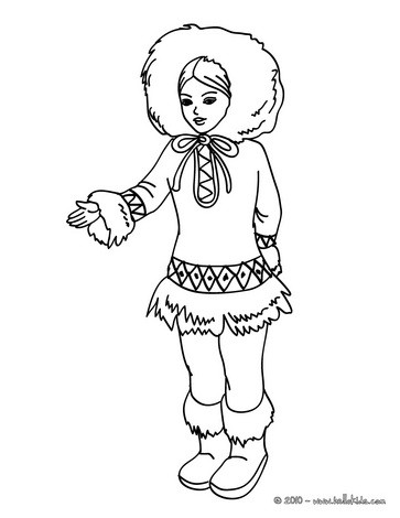 363x470 Aztec Princess Coloring Pages