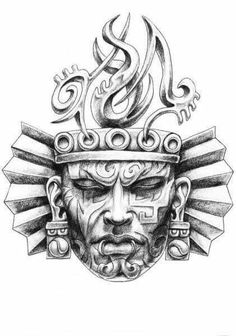 236x336 Coloring Page Aztec Mythology (Gods And Goddesses)