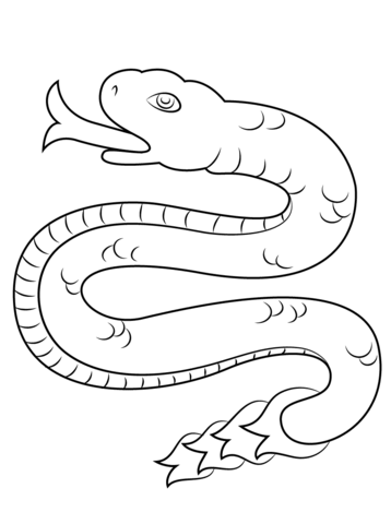 358x480 Coatl Snake From Aztec Calendar Coloring Page Free Printable