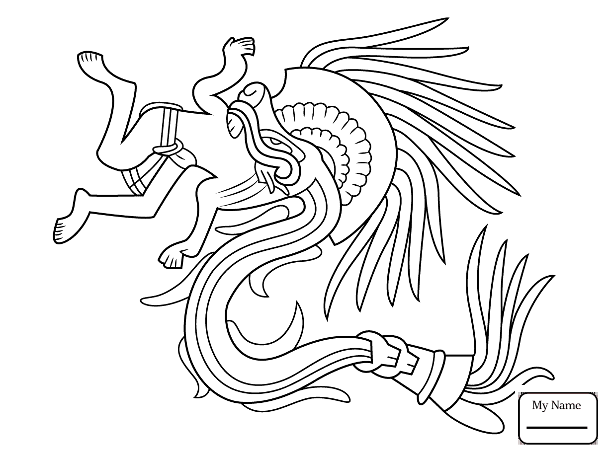 1223x912 History Aztec Jaguar Warrior Coloring Pages For Kids