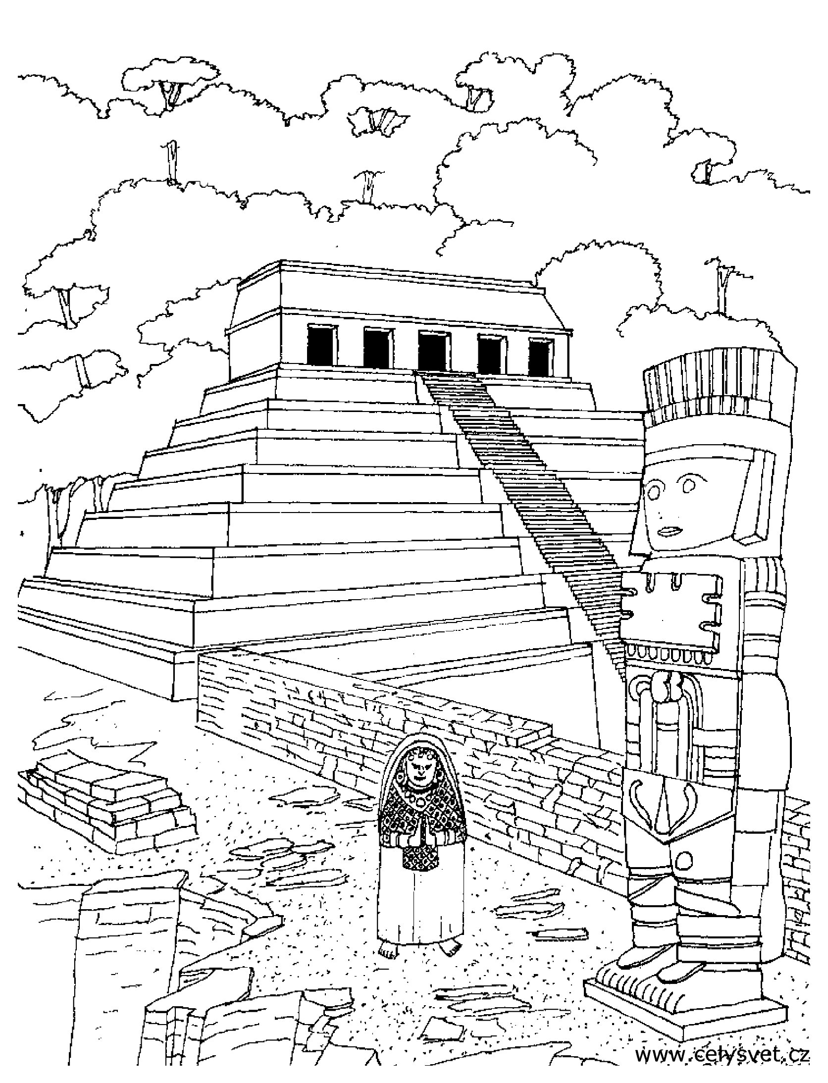 1672x2187 Temple Aztec Mayans Amp Incas