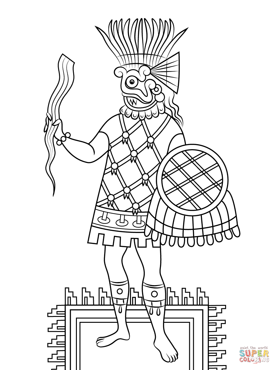 894x1199 Aztec Art Coloring Pages Free Coloring Pages