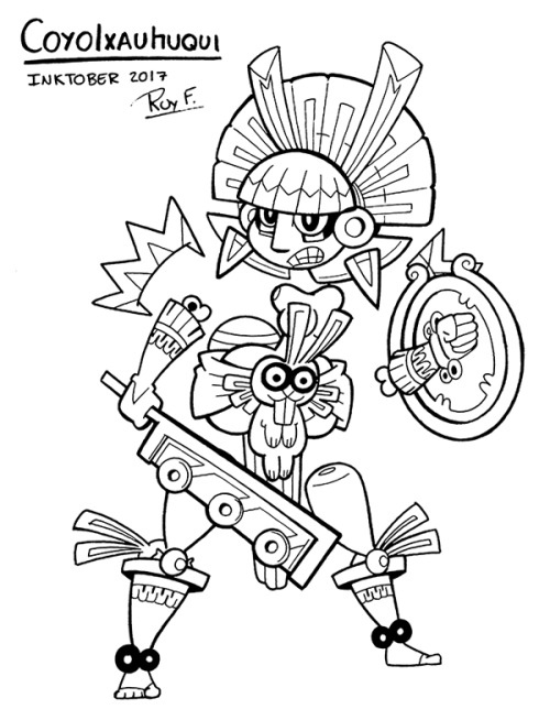 500x654 Aztec Drawing Tumblr