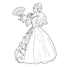 230x230 Top 50 Free Printable Barbie Coloring Pages Online