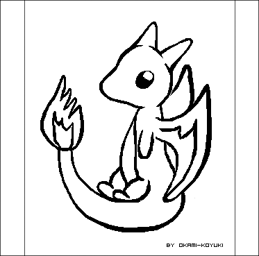 373x369 Baby Charizard By Okami Koyuki
