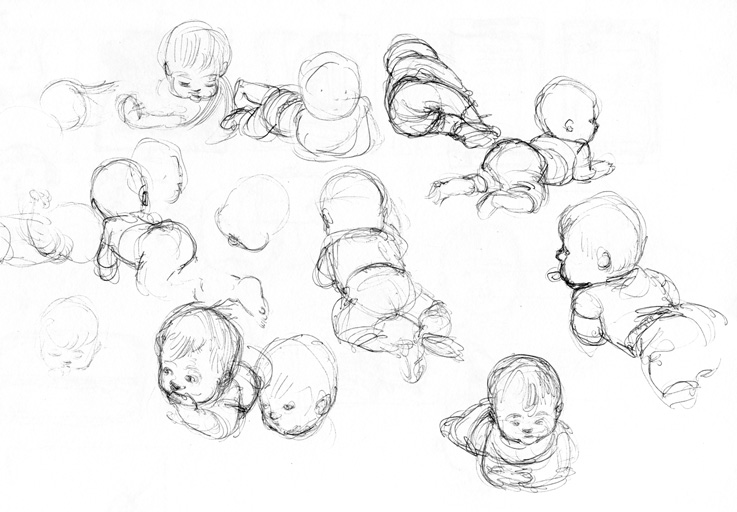 737x512 Busy Drawing Illustration Blog Baby, That's Fast!