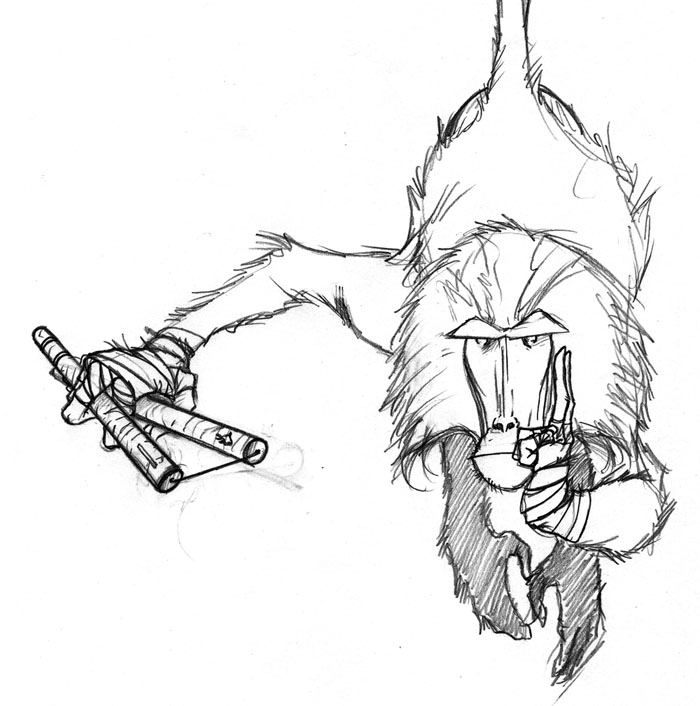 700x706 Nunchaco Baboon By Ricktroula