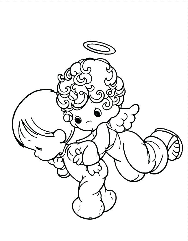 650x833 Angel Coloring Pages Printable