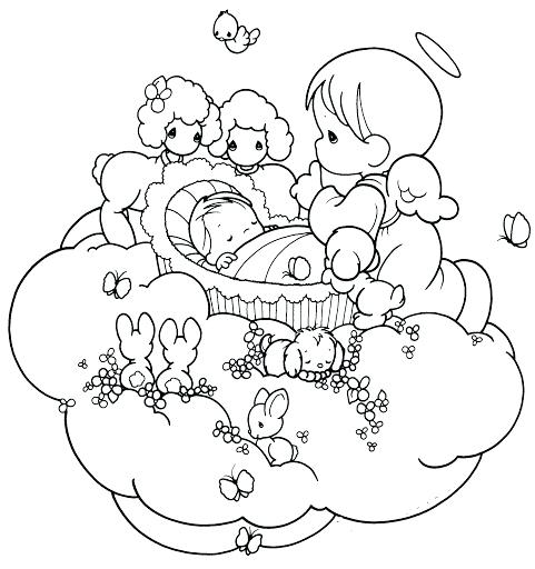 481x512 Angels Coloring Pages As Baby Angel Coloring Pages Guardian Angel