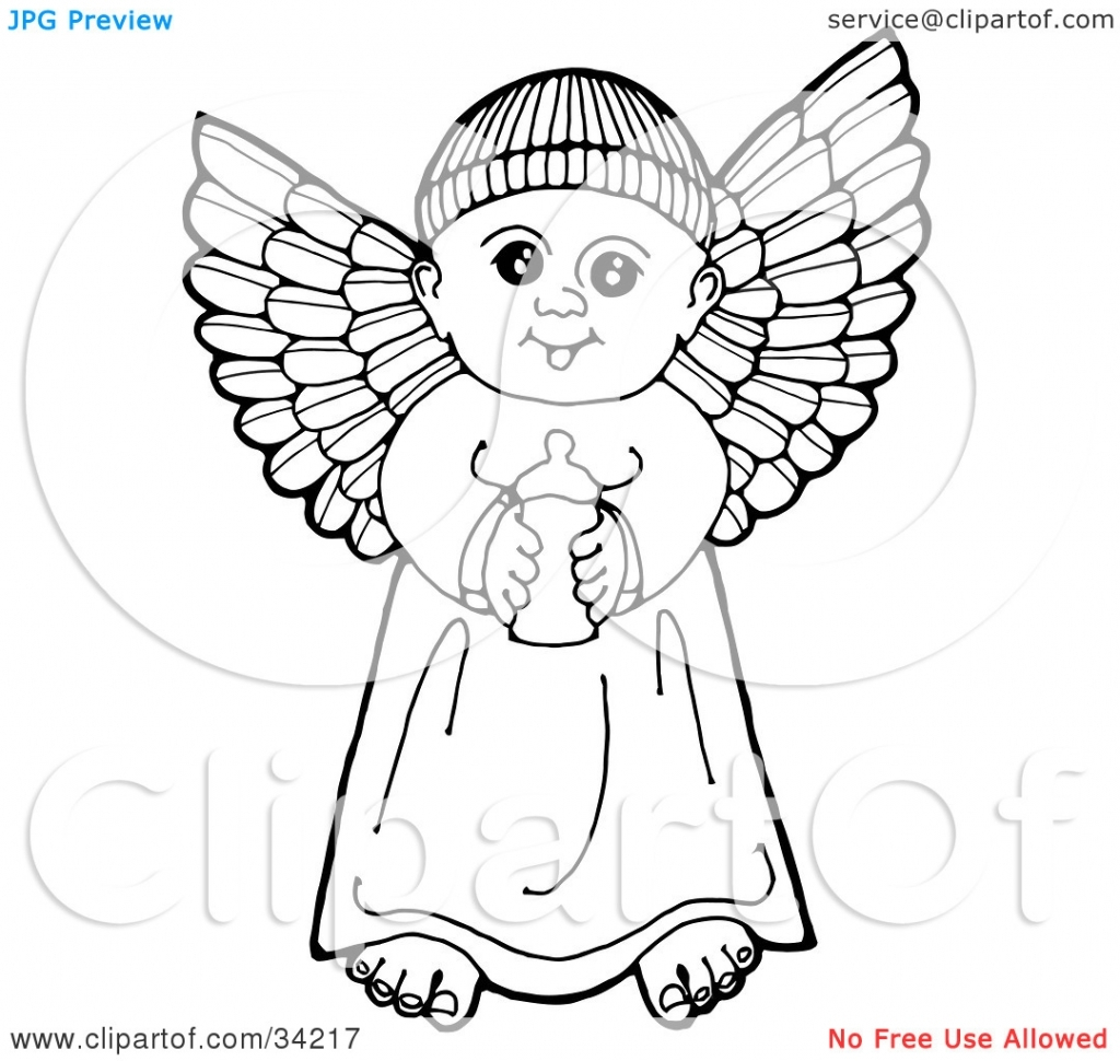 1024x970 Baby Angel Pencil Drawing Baby Angel Drawings