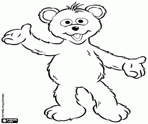 300x250 Baby Bear From Sesame Street Coloring Page Printable Game
