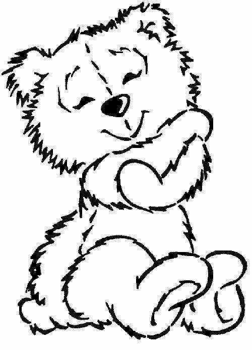 500x693 Bear Cartoon Drawing