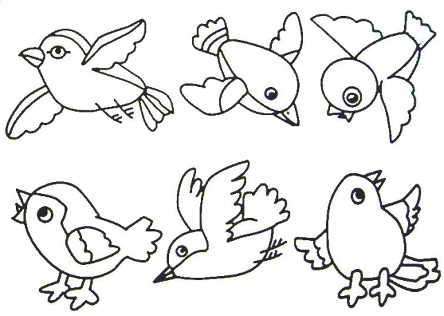 643x458 Coloring Sheets For Kids Flying Bird Coloring Page Birds