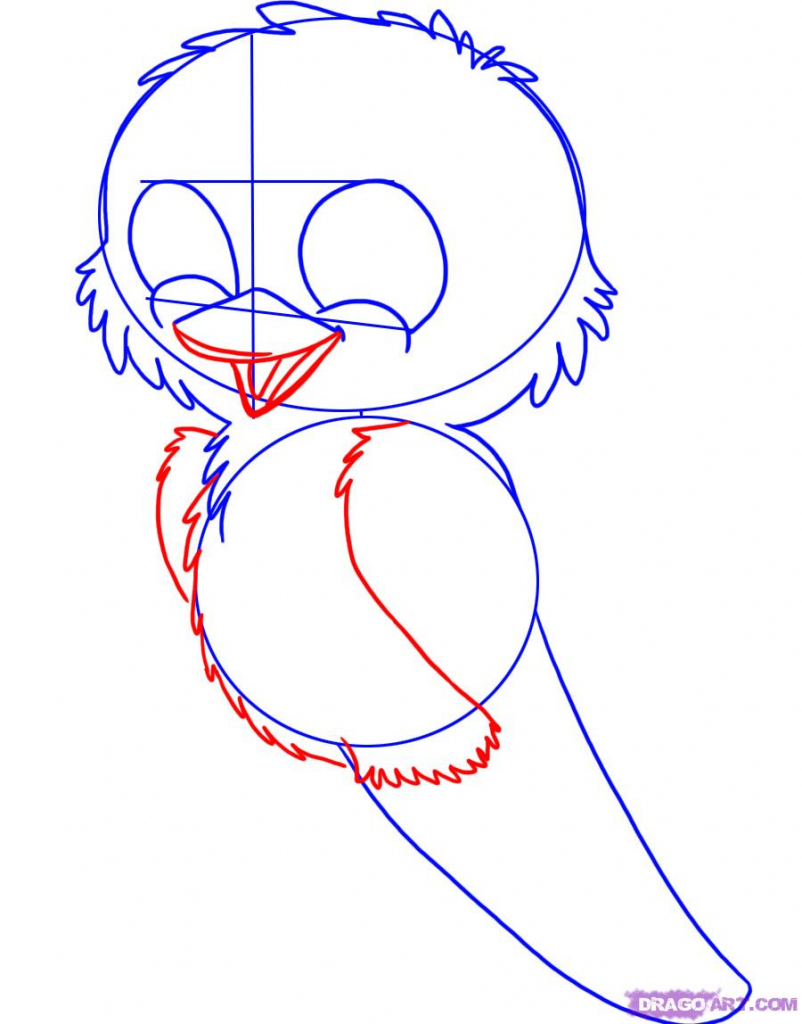 802x1024 How To Draw A Baby Bird