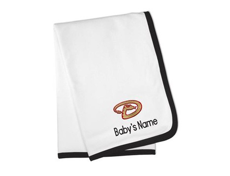 467x357 Personalized Mlb Major League Baseball Baby Blanket Gift